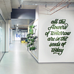 Booking.com - Grass Lettering. 3D Lettering, H, Lettering, Interior Decoration, and Lettering project by Jimbo Bernaus - 03.09.2021