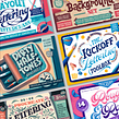 Procreate Products. 3D Lettering, and Education project by Jimbo Bernaus - 03.09.2021