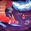 The Monster Project 2019. Projekt z dziedziny Ilustracje dla dzieci, Ilustracja c, frowa, Trad, c i jna ilustracja użytkownika Gemma Gould - 09.03.2021