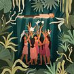 Burgama Witches. Ilustração infantil e Ilustração digital projeto de Juanita Londoño Gaviria - 20.12.2019