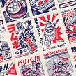 Oishi Market. Br, ing, Identit, Product Design, Art Direction, and Traditional illustration project by Pierre-Marie Postel - 03.04.2021