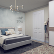Apartamento en Barcelona. Un proyecto de 3D, Decoración de interiores, Diseño 3D, Diseño de interiores, Interiorismo y Modelado 3D de Alexandra Proaño Gonzales - 03.04.2021