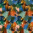 Comme un loup blanc - Jungle skirt. Un proyecto de Pattern Design, Ilustración botánica e Ilustración digital de Laura Lhuillier - 01.10.2020