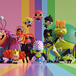 Powerpuff Girls Villains. 3D, Design de personagens 3D, e Modelagem 3D projeto de Mohamed Chahin - 01.01.2019