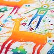 Los Andes y el Desierto de Atacama. Traditional illustration, Textile D, and eing project by Ikaro Batik - 04.06.2021
