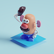 Mr. Potato Head. Een project van 3D, 3D-karakterontwerp y  3D-modellering van Mohamed Chahin - 09.01.2019
