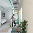 Viviendas en Tabacalera, Tarragona. Un projet de Architecture, Architecture d'intérieur, Illustration architecturale , et ArchVIZ de Architecture On Paper - 10.04.2021