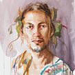 My project in Watercolor Portraits: Capture a Model's Personality course. Un proyecto de Bellas Artes, Pintura, Pintura a la acuarela y Dibujo de Retrato de Michele Bajona - 06.05.2021