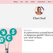 Columnist, Glamour Magazine. Writing project by Clare Seal - 05.14.2021