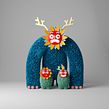 La Familia. Traditional illustration, 3D, 3D Modeling, and 3D Character Design project by Enrique Escalona - 05.02.2021