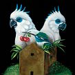 Jaulas Doradas. Traditional illustration project by César Caycho - 05.19.2021