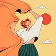 Le Drap. Traditional illustration project by Alice Des - 03.21.2021