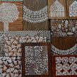 Hand Stamped Reclaimed Wood. Fine Arts project by Jeanne McGee - 06.04.2021