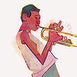 Jazz! Ein Projekt aus dem Bereich Design von Figuren, Skizzenentwurf und Digitale Illustration von Dan Kelby - 09.06.2021