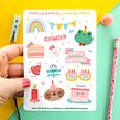 Sticker Sheets. Traditional illustration, Product Design, and Printing project by Ilaria Ranauro - 06.17.2021