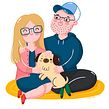 Custom Family portraits. Traditional illustration project by Ilaria Ranauro - 06.17.2021