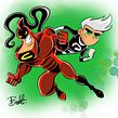 "Danny Phantom & The Crimson Chin!". Een project van Traditionele illustratie, Film, video en televisie, Animatie y Ontwerp van personages van Butch Hartman - 17.06.2021