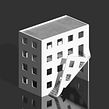 Architecture Anomaly 98 - Wall Supported Stair. Architecture, Architectural Illustration, ArchVIZ, Digital Architecture, Design, and Traditional illustration project by Saul Kim - 06.18.2021