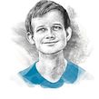 Vitalik Buterin. Een project van Traditionele illustratie,  Portrettekening, Realistische tekening,  Illustratie met inkt y Digitale illustratie van Paul Ryding - 22.06.2021