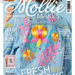  Embroidered painting on a denim jacket for the cover of Mollie Makes magazine. Embroider, Arts, Crafts, Acr, and lic Painting project by Polina Oshu - 06.28.2021