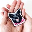 Parche Maga. Embroider, Design, and Traditional illustration project by Señorita Lylo - 06.29.2021