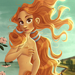 Sfida delle Muse Moderne. Traditional illustration, Digital Drawing, Character Design, and Digital Illustration project by Isabella Agosti - 09.01.2020
