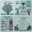 Mental Health Comic Illustrations. Traditional illustration project by Grace Frösén - 07.02.2021