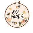 Bee Happy! Ein Projekt aus dem Bereich Kalligrafie von Chiara Bacchini - 03.07.2021