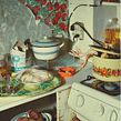 "A Carp in the Tub" is an artists' collaboration between Photographer Louise Hagger, Creative Director and Writer Victoria Granof, and set designer Jojo Li.. Design, Photograph, Art Direction, Editorial Design, Fine Arts, Fine-Art Photograph, and Food Photograph project by Victoria Granof - 07.06.2021