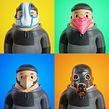 Wear your mask. Traditional illustration, 3D, Character Design, and 3D Character Design project by YIPPIEHEY - 07.07.2021