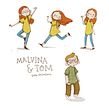 Malvina Moorwood Ein Projekt aus dem Bereich Traditionelle Illustration, Kinderillustration, Lettering, H und Lettering von Julia Christians - 08.01.2021