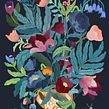 "Floral bouquet". Traditional illustration, and Design project by Malin Gyllensvaan - 07.09.2021