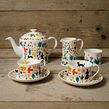 Duchess China 1888 x The Printed Peanut. Ceramics, Screen Printing, and Traditional illustration project by Louise Lockhart - 10.29.2020