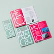 A collection of seasonal theatre guides featuring bespoke typography. Un proyecto de Tipografía y Diseño gráfico de Dani Molyneux - 16.07.2021