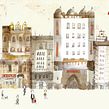 Los Aeropuertos. Un proyecto de Ilustración tradicional, Ilustración infantil e Ilustración arquitectónica de Juan Camilo Mayorga - 19.07.2021