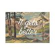 It gets better / It gets worse. Painting, Lettering, H, Lettering, T, and pograph project by Christopher Rouleau - 07.20.2021
