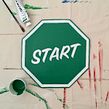 Start. Painting, Lettering, H, Lettering, T, and pograph project by Christopher Rouleau - 07.20.2021
