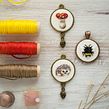 My project in Miniature Needlework: Make Embroidered Jewelry course. Un proyecto de Diseño de jo, as y Bordado de Yulia Sherbak - 23.07.2021