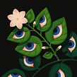 Blooming Eyes Ein Projekt aus dem Bereich Traditionelle Illustration und Digitale Malerei von Ana Miminoshvili - 28.07.2021