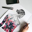 Mixed Media Artworks. Un proyecto de Ilustración tradicional, Bellas Artes, Pintura, Creatividad, Dibujo a lápiz, Dibujo, Dibujo de Retrato, Dibujo realista, Dibujo artístico y Pintura a la acuarela de Jessica Janik - 28.07.2021
