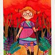 Pipi. Un proyecto de Ilustración tradicional, Diseño de personajes e Ilustración infantil de Luna Lee - 30.07.2021