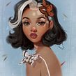 My project in Powerful Female Characters: Illustrating Confidence and Diversity course. Traditional illustration, Painting, Digital Illustration, Digital Drawing, and Digital Painting project by Eunice Adeyi - 07.03.2021