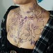 Chestpiece project. 3 sessions from stencil to finished piece . Design, and Tattoo Design project by Jen Tonic - 09.04.2020