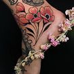 Freehand ankle filler. Een project van  Tatoeageontwerp van Jen Tonic - 16.10.2020