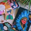  Humanas: Mulheres que São a História. Un proyecto de Ilustración tradicional, Diseño editorial, Diseño gráfico y Diseño de Débora Islas - 03.08.2021