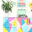 Geometric Sideboard . Upc, cling, Furniture Design, Making, and DIY project by Joanne Condon - 08.09.2021