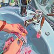 Cotidianidad y lo mundano. Traditional illustration, and Fine Arts project by Alai Ganuza - 08.09.2021