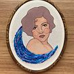 Luna  Ein Projekt aus dem Bereich Stickerei und Aquarellmalerei von Mariah Escossia - 11.08.2021