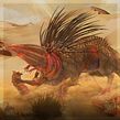 "Desert attack". 3D, Modelagem 3D, e Design de personagens 3D projeto de Rowena Frenzel - 12.08.2021