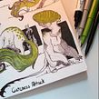 Sketchbook / Creature designs. Un proyecto de Diseño de personajes, Bocetado, Dibujo, Dibujo a lápiz, Creatividad y Concept Art de Rowena Frenzel - 12.08.2021